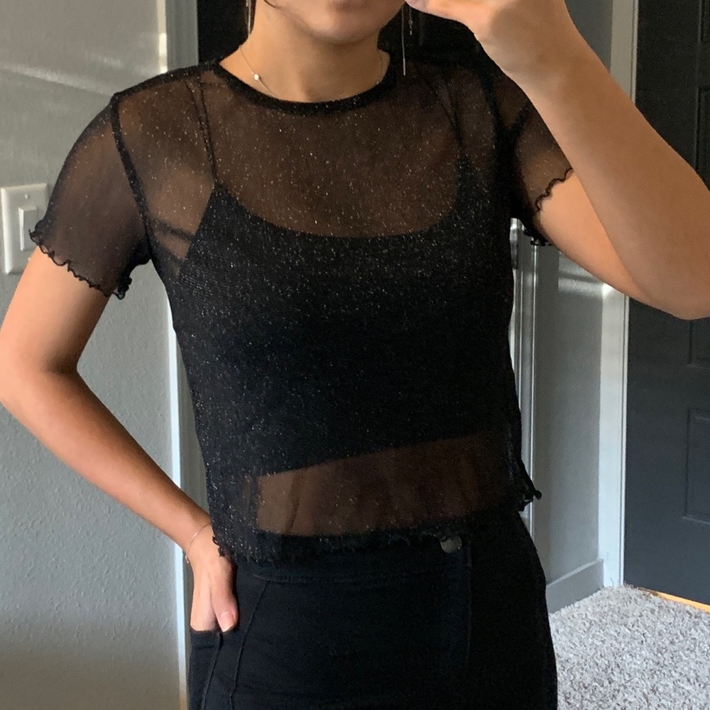 Brandy Melville Mesh T-shirt